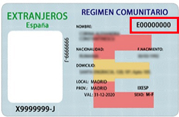 Imatge amb DNI i número marcat